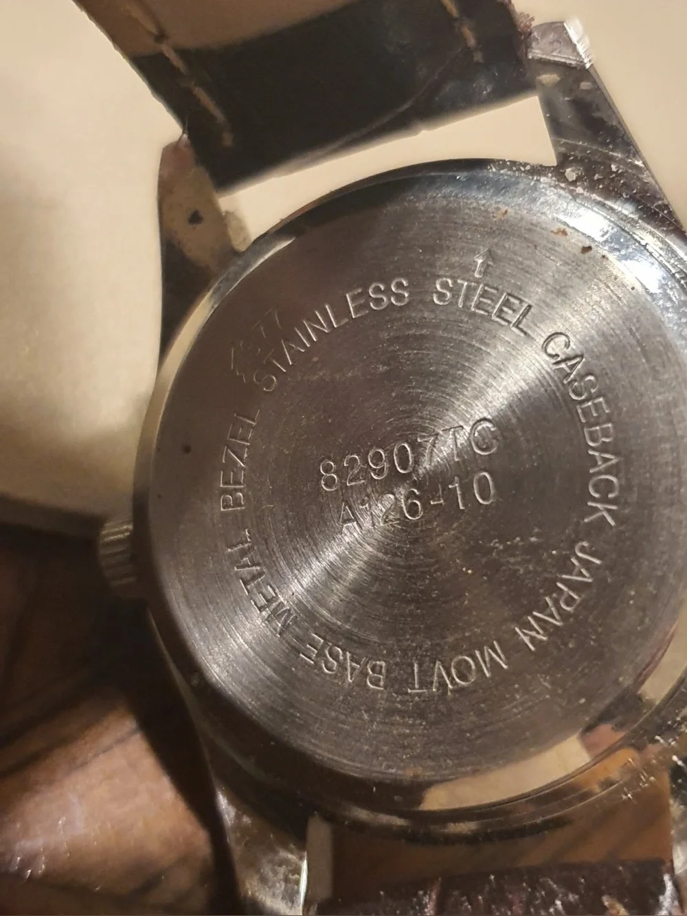 🦋10/$20🦋 Silver/White Leather Women's Watch